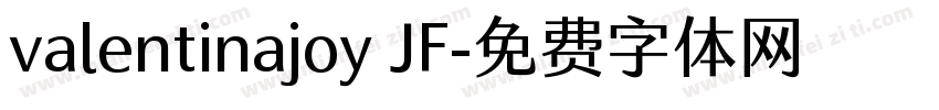 valentinajoy JF字体转换